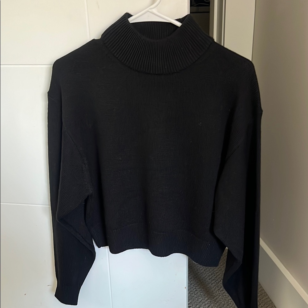 NWT Aritzia Black Turtleneck Sweater